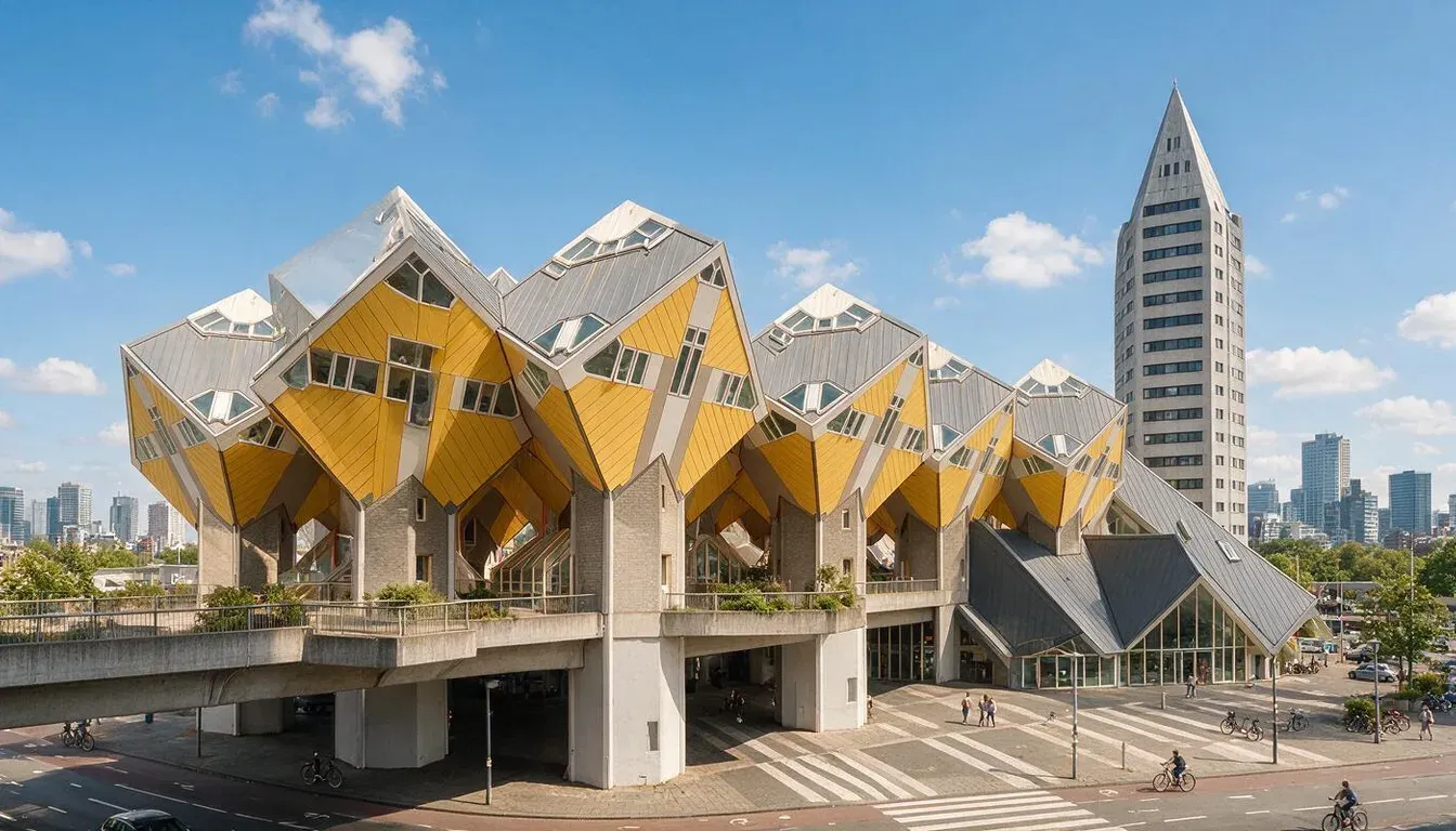 Cube Houses - filming location in Netherlands