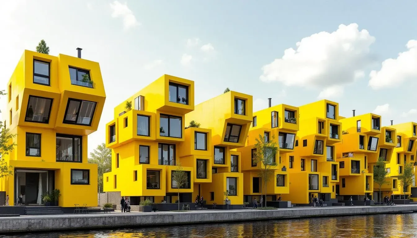Cube Houses - filming location in Netherlands