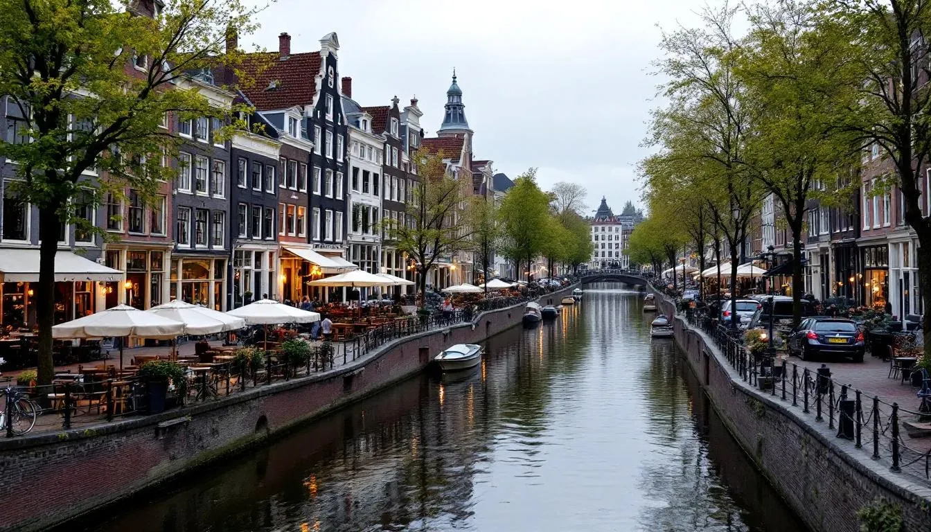 Oudegracht canal, Utrecht - filming location in Netherlands