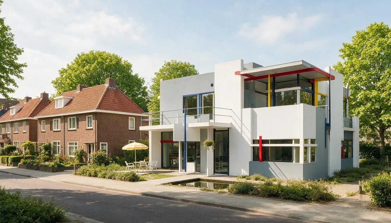 Rietveld Schroder - filming location in Netherlands